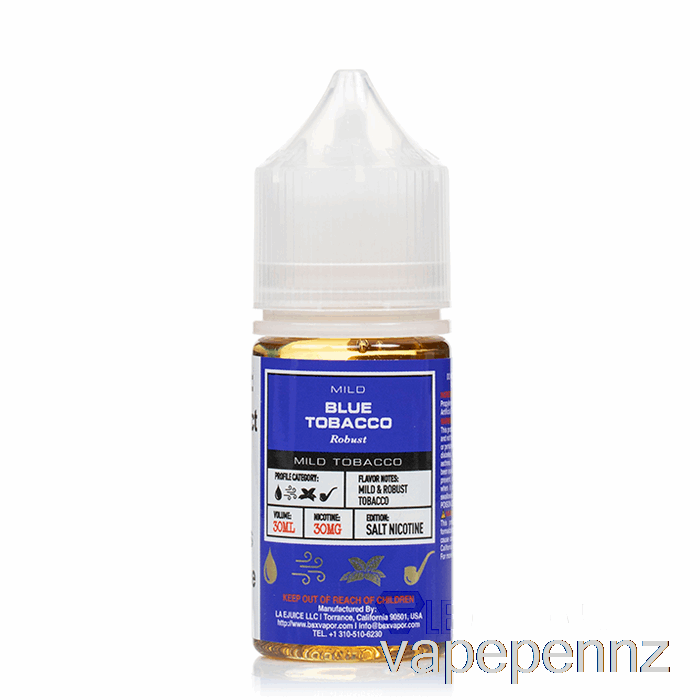 Blue Tobacco - BSX Salt Series - 30mL 30mg VAPE NZ